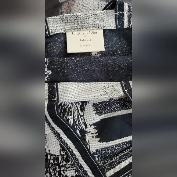 Dior Black and White Artistic Tote Bag,Eiffel Tower,Statue Of Liberty-FIRM PRICE - Picture 4 of 6